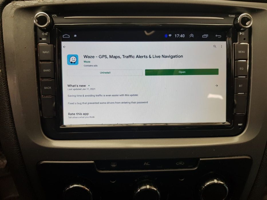 Navigatie Android 1/2GB Passat Golf Skoda Octavia Seat Waze WiFi GPS