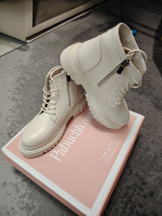 Ежедневни дамски боти от естествена кожа