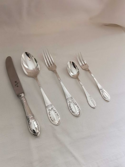 Tacamuri de argint masiv 800 Wilkens stilul empire