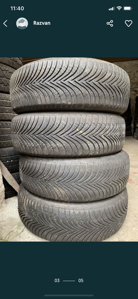 4 anvelope cauciucuri 215/65/17 Michelin m+s si 195/70/15C continental