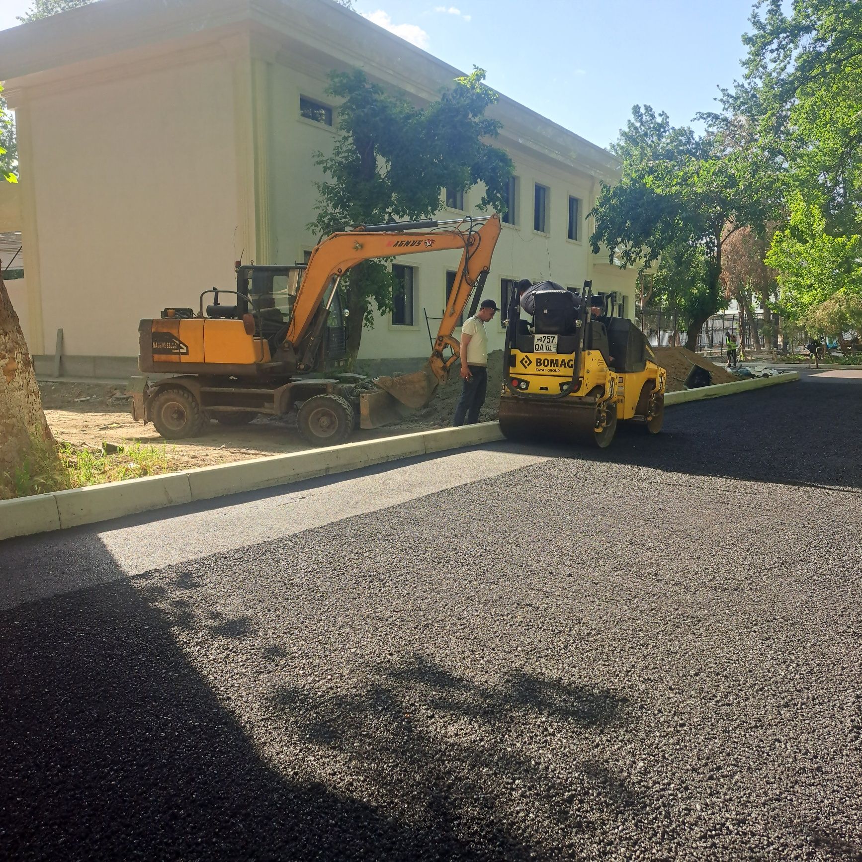 Asfalt aspaltlash xizmati sifatli va arzon