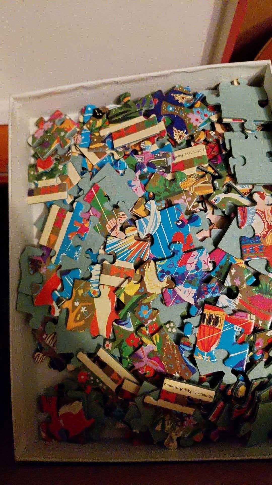 Unicef puzzle - Колекционерски пъзели - 5 бр.