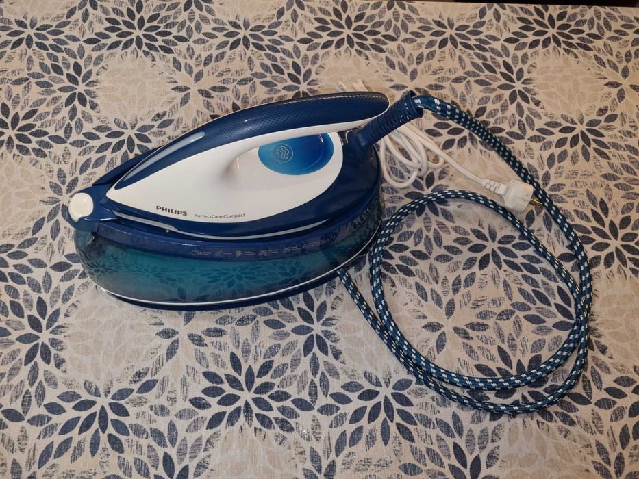 Парна станция Philips - GC7844/20, 2400W, 120 g/min, синя