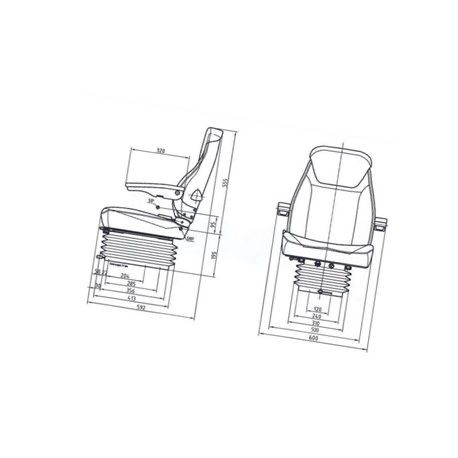 Scaun tractor premium germania tip grammer