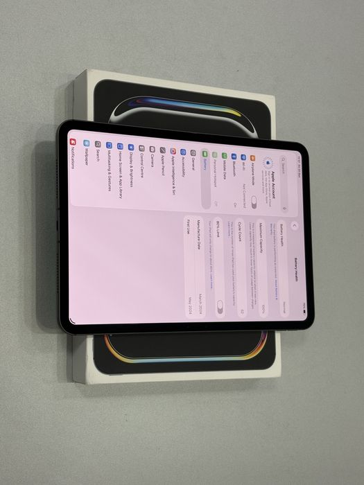 Ipad Pro 11, M4, 2024, 256 gb, WiFi+Cellular, 5G,Space Black, la cutie