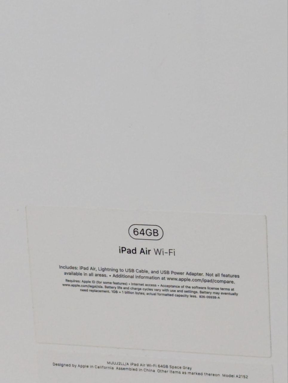 iPad Air 3 64GB Wifi
