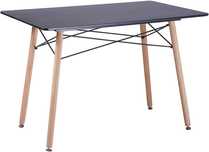 Правоъгълна трапезна/кухненска маса от бук, MDF 110 x 70 x 73 см Д Ш В