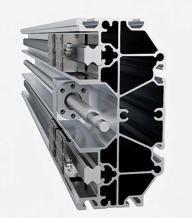 CNC-X-Axis Алуминиев профил 200x96