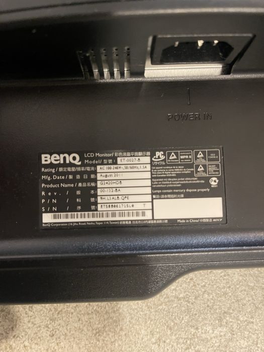 Benq et-0027-b monitor