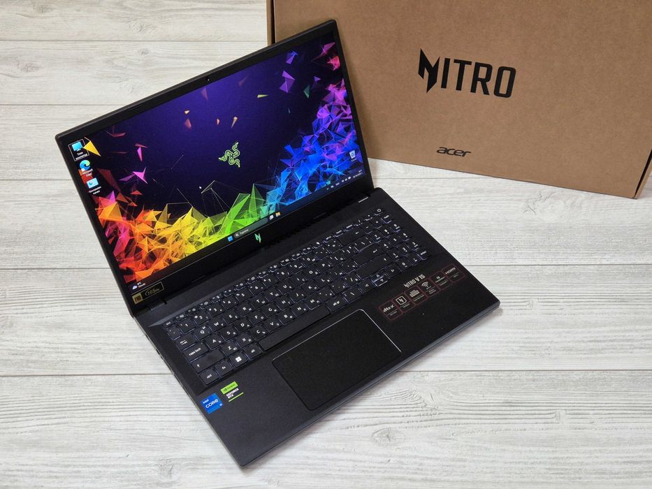 ГАРАНЦИЯ i5|RTX-6GB|165Hz IPS|16RAM лаптоп laptop nitro acer gaming