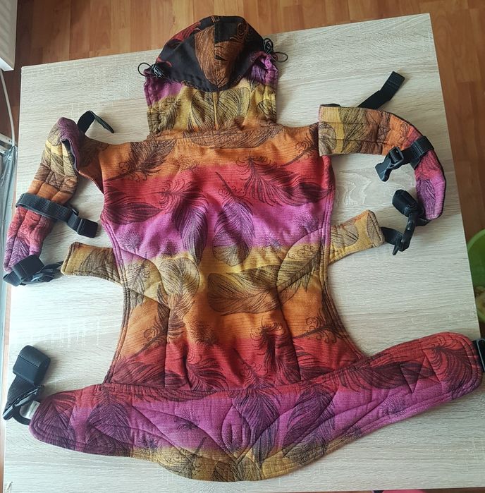 Ssc marsupiu ergonomic Lenny Lamb, Toddler, model: FEATHERS ON FI