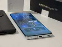 Бартер!Като НОВ! Honor Magic 4 Pro 8/256GB Cyan (Зелен) + 120W