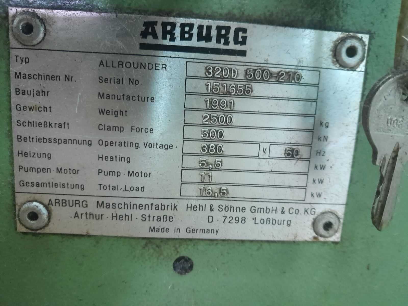 Шприц автомат - Arburg Hydronica D - 320D