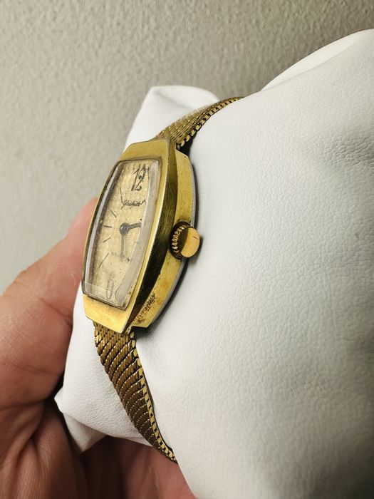 Ceas mecanic Glashütte 17 Rubine - ceas damă vintage german Anii 60'