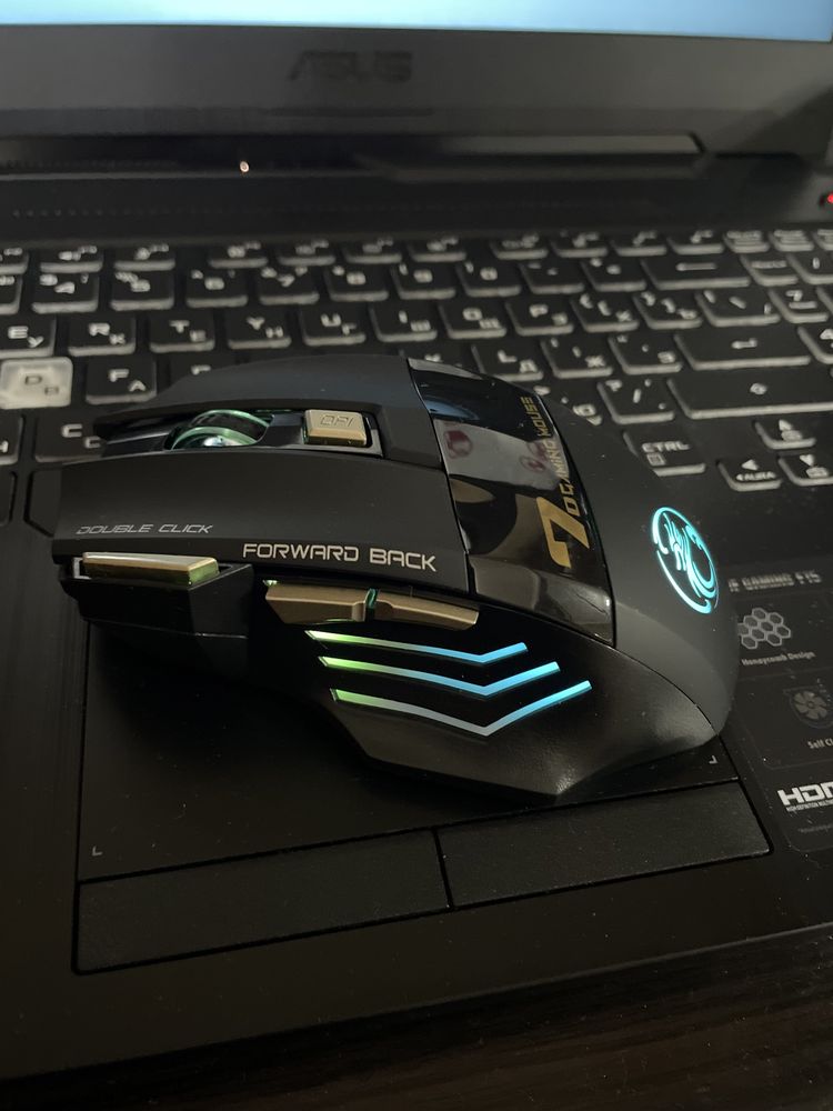 Bluetooth мышь с подсветкой на аккумуляторе GW-X7