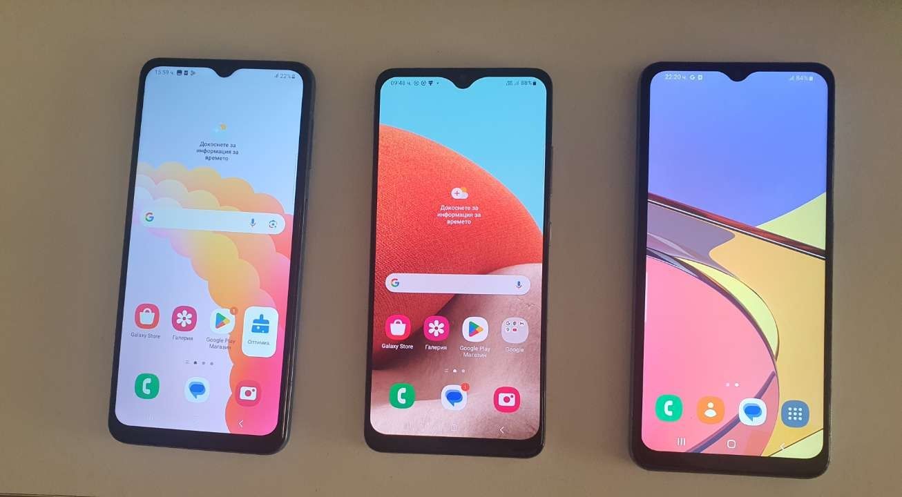 3 броя Samsung galaxy a32 5G и 4G