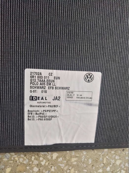 Presuri Vw Passat B8/B7/Tiguan/Polo/Vw Up/Mocheta/Cauciuc/Origina Noi