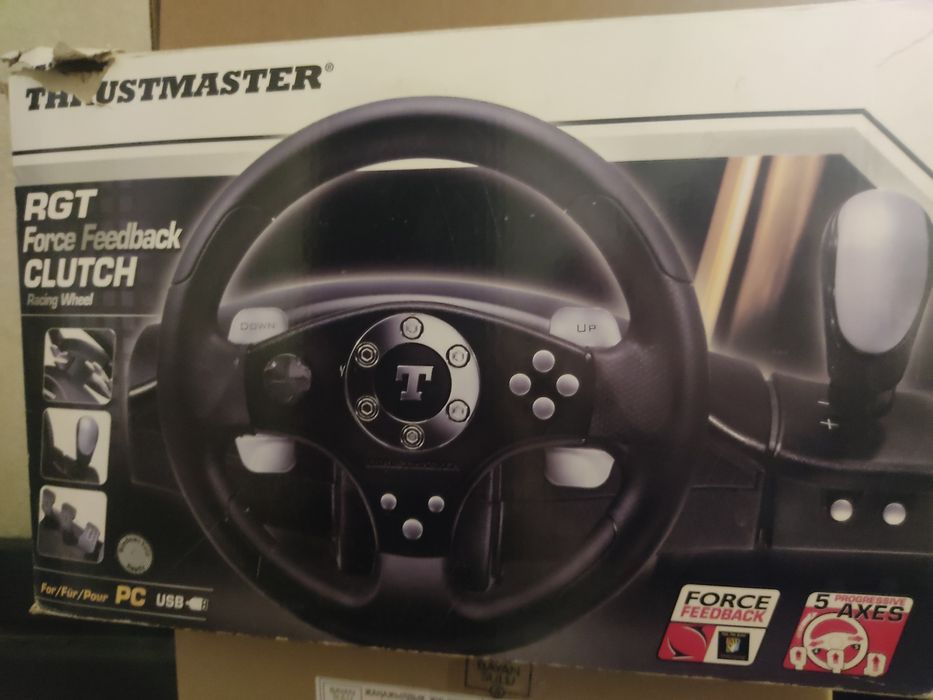 Руль с отдачей игровой 270°