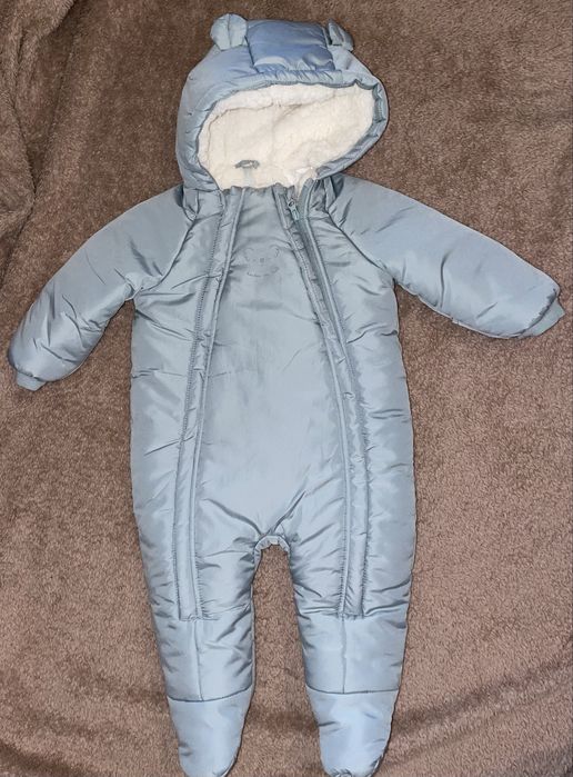 Combinezon iarna Tex bebelusi 6-9 luni bleu