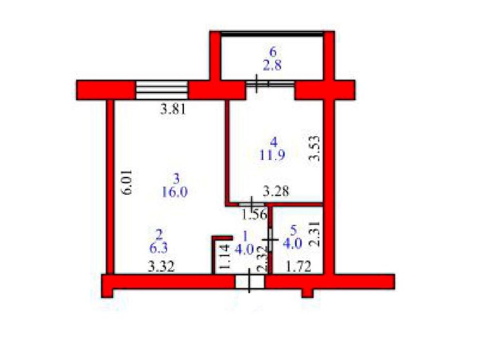 Евро-2 ком квартира ЖК Park Residence