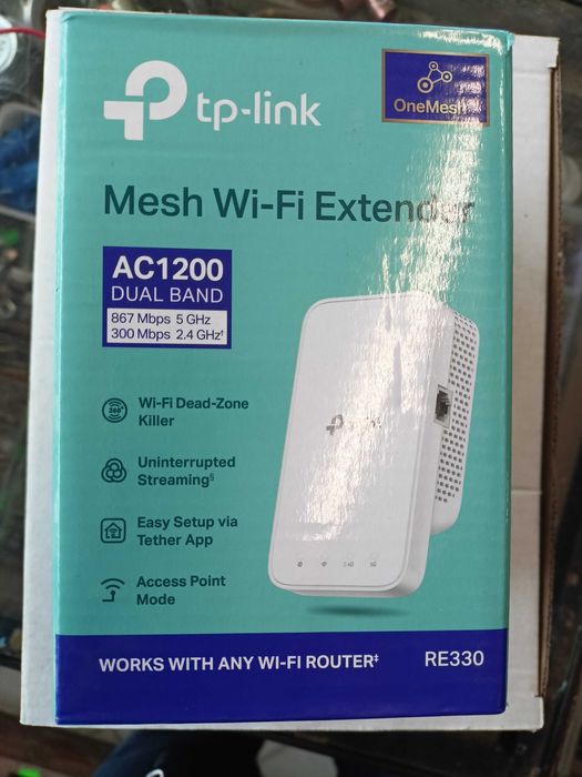 TP LiNK AC1200 Extender , чисто нов удължител на обхват