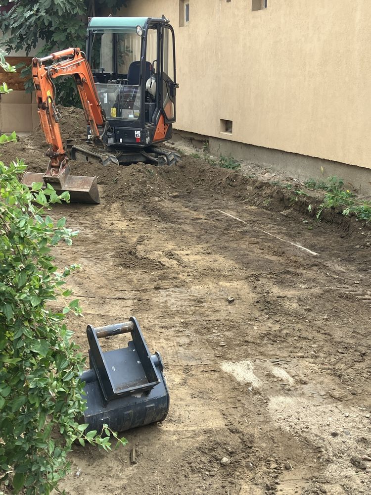 Transport basculabil&Miniexcavator&bobcat