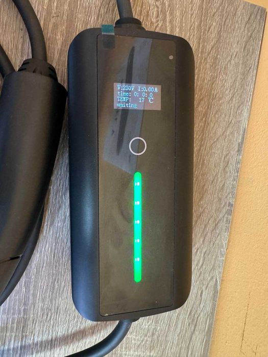 3.7 кВт Зарядна Станция Електромобил Зарядно Type Тип 2 Шуко 8-16A 5М