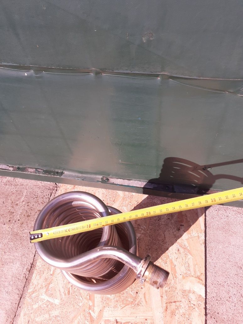 Vînd serpentina din inox ideală pentru încălzire în sobă
