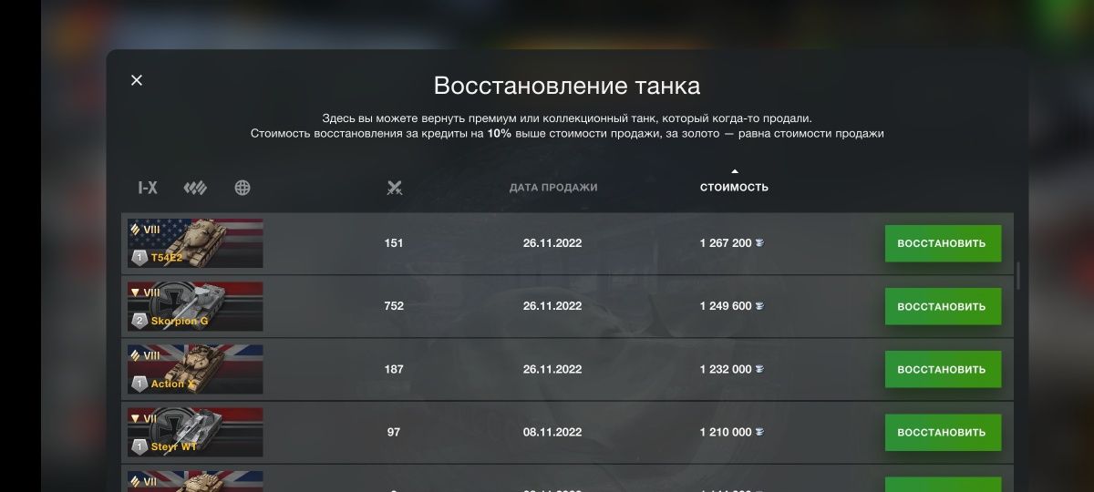 Продам аккаунт в lesta games