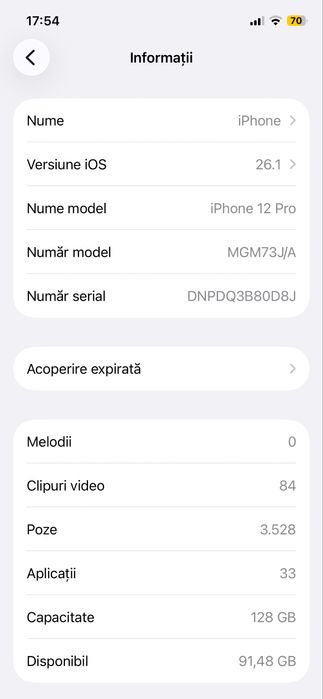 Iphone 12 pro gold rose