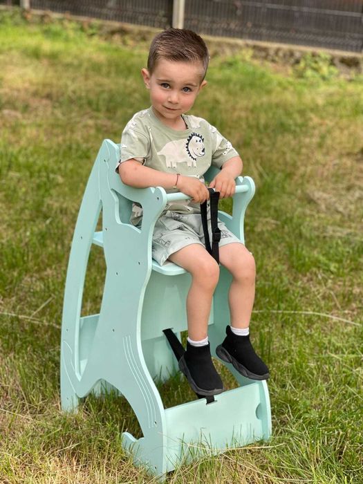 Mobilier inteligent pentru copii cu 3 functii , balansoar 3 in 1