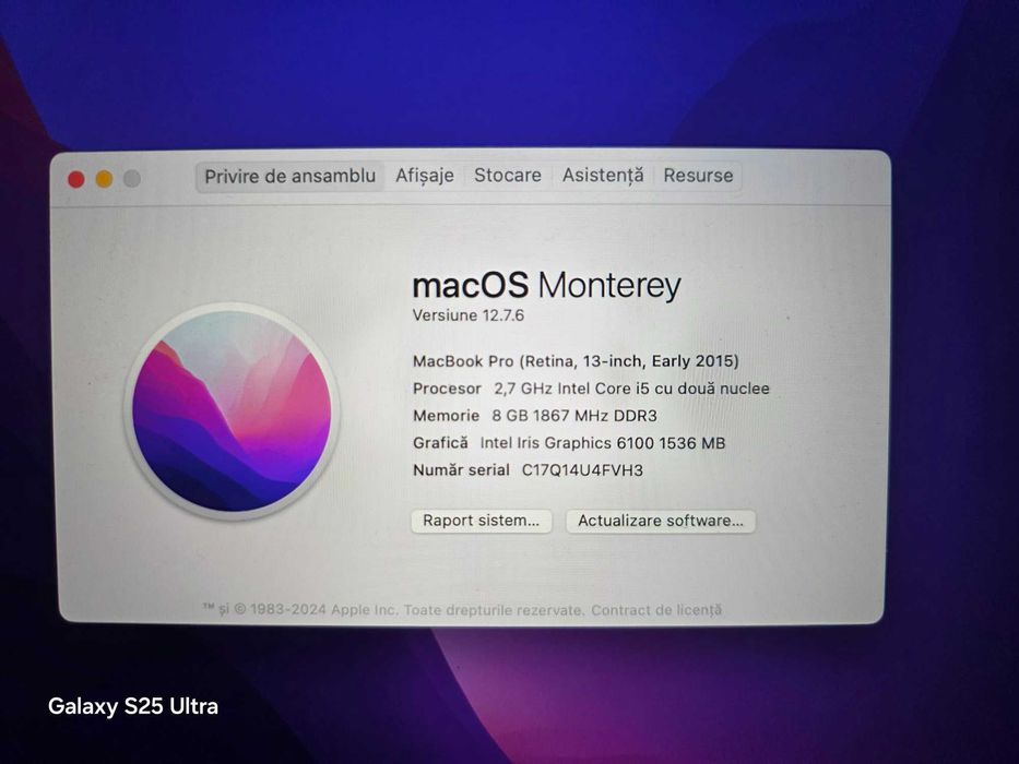 Laptop Apple MacBook Pro Retina 13" Intel i5 SSD