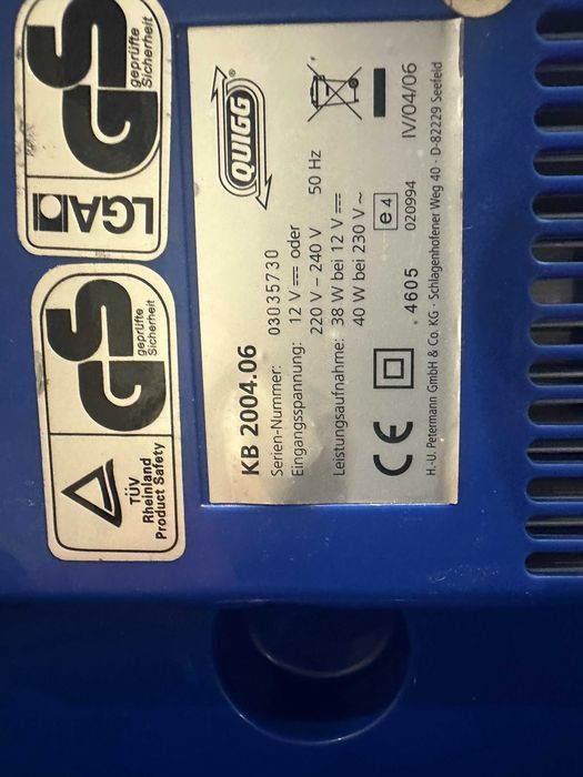 Хладилнa чанта Quigg   230/12v  , 26л, студено