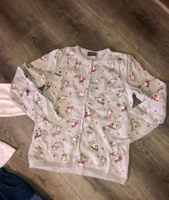 Bluze și fusta din blug fetița 134-140