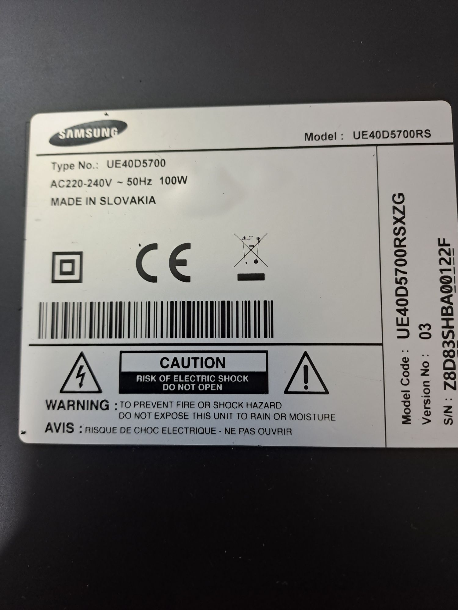 Televizor TV led samsung UE40D5700