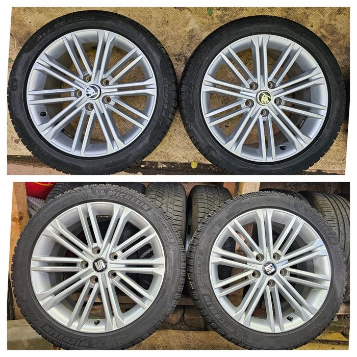 Jante aliaj 17" Skoda/Volkswagen/Seat/Audi cu anvelope iarna 225/45/17