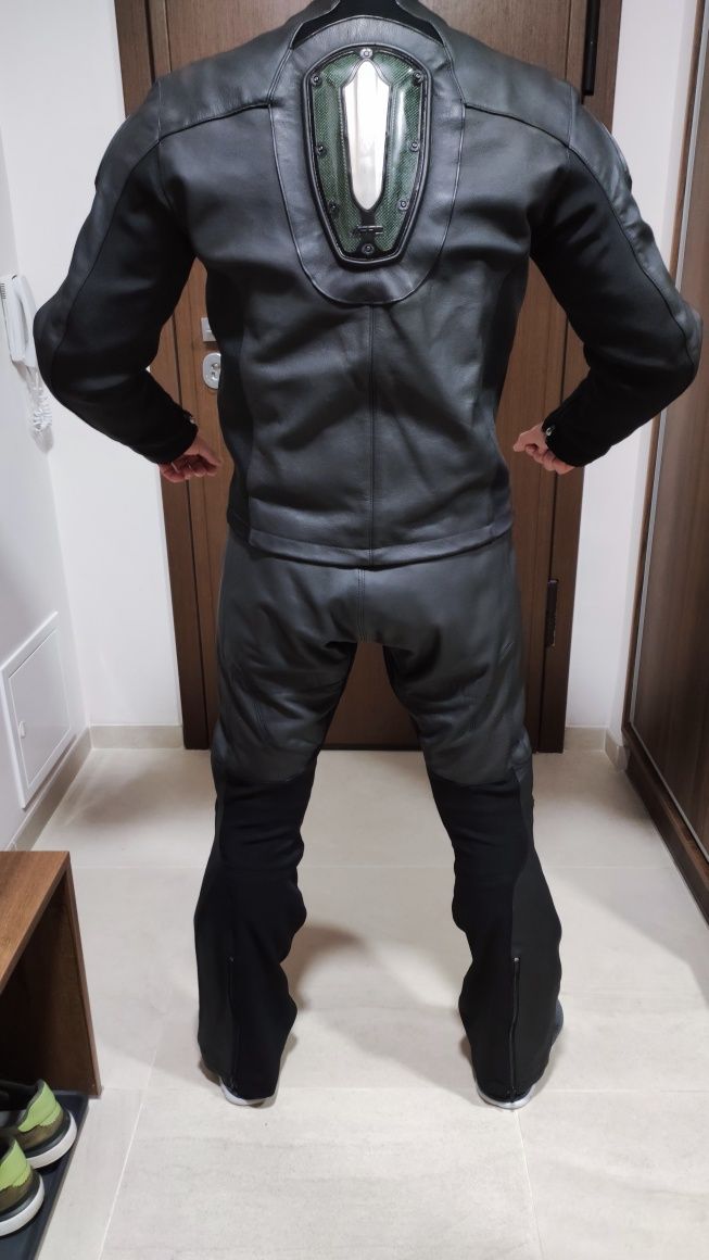 Мъжко кожено яке и панталон за мотоциклет Icon