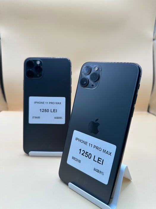 iPhone 11 Pro Max, memorie internă 64gb Procentaj baterie 88% /91%