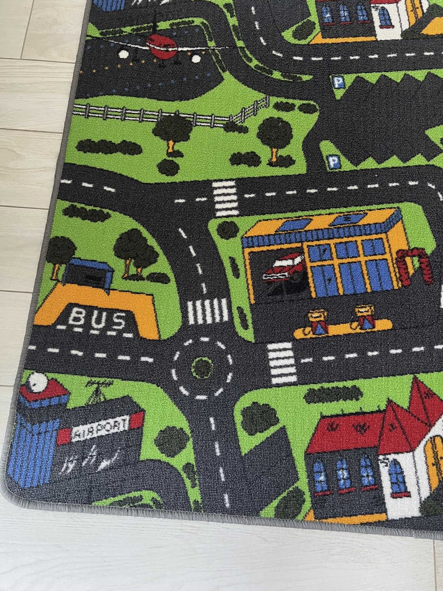 Детски килим за игра, улици, мат за деца за колички 160 см / 100 см