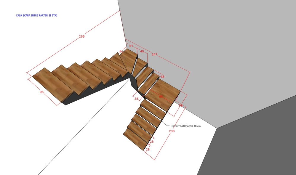 Structuri pentru scari interioare/exterioare