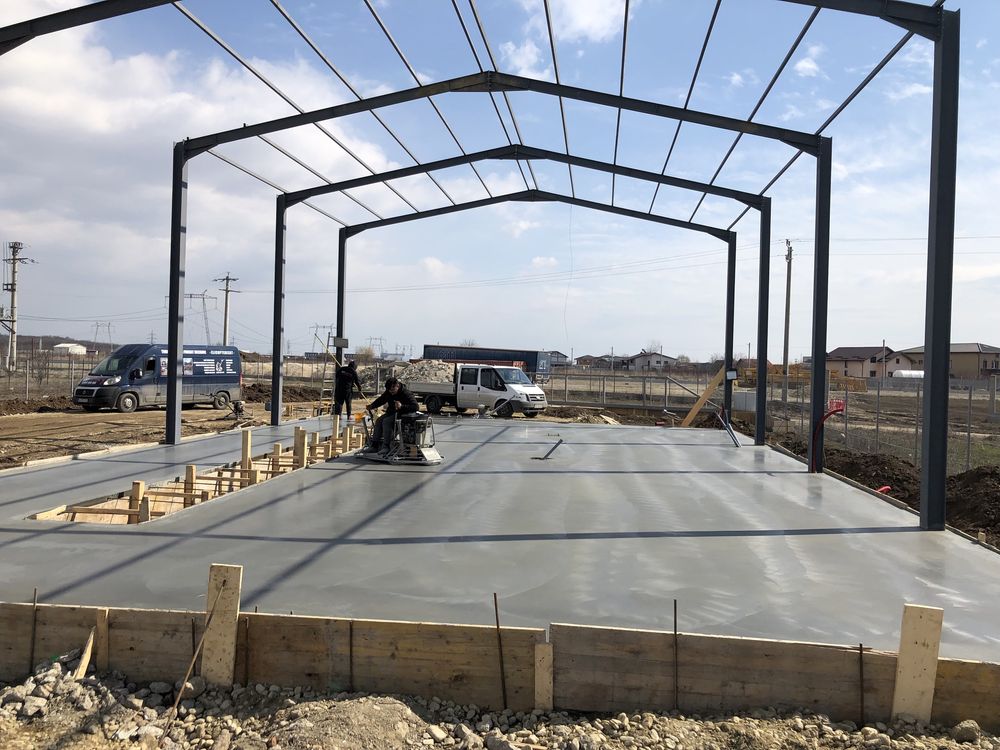 Beton Elicopterizat finisat mecanic cu quart