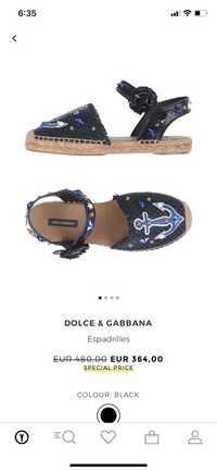 Еспадрили Dolce and Gabbana