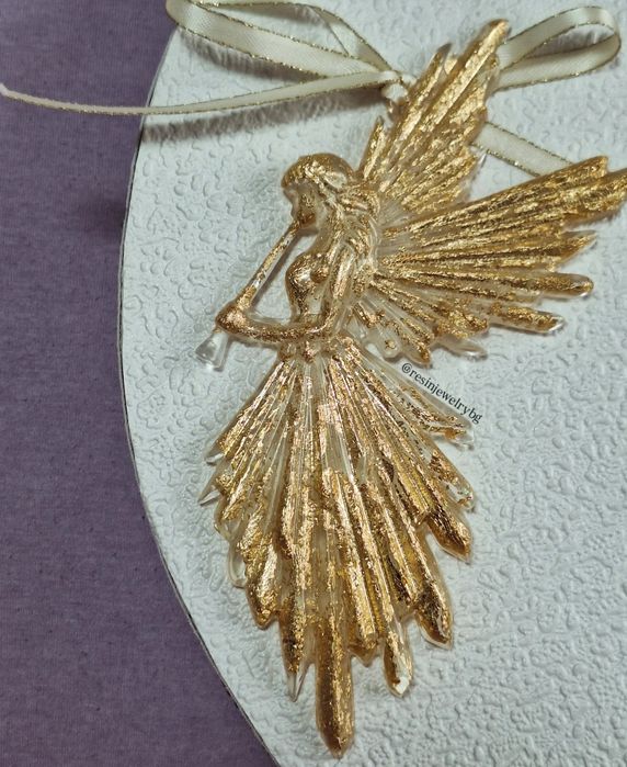 Коледни феи/играчки за елха от епоксидна смола-ръчна изработка