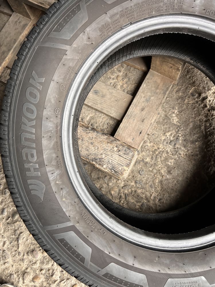 2 anvelope M+S 215/65/16 C , Hankook , DOT 2019 , 7 mm