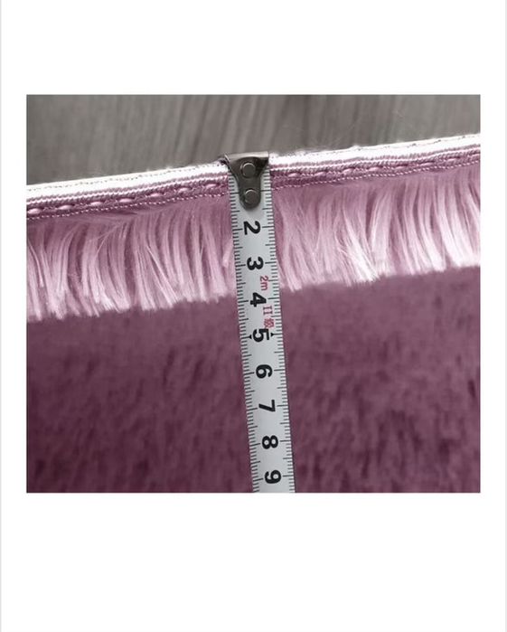 Covor pufos moale de plus, premium 60x160 cm, roz