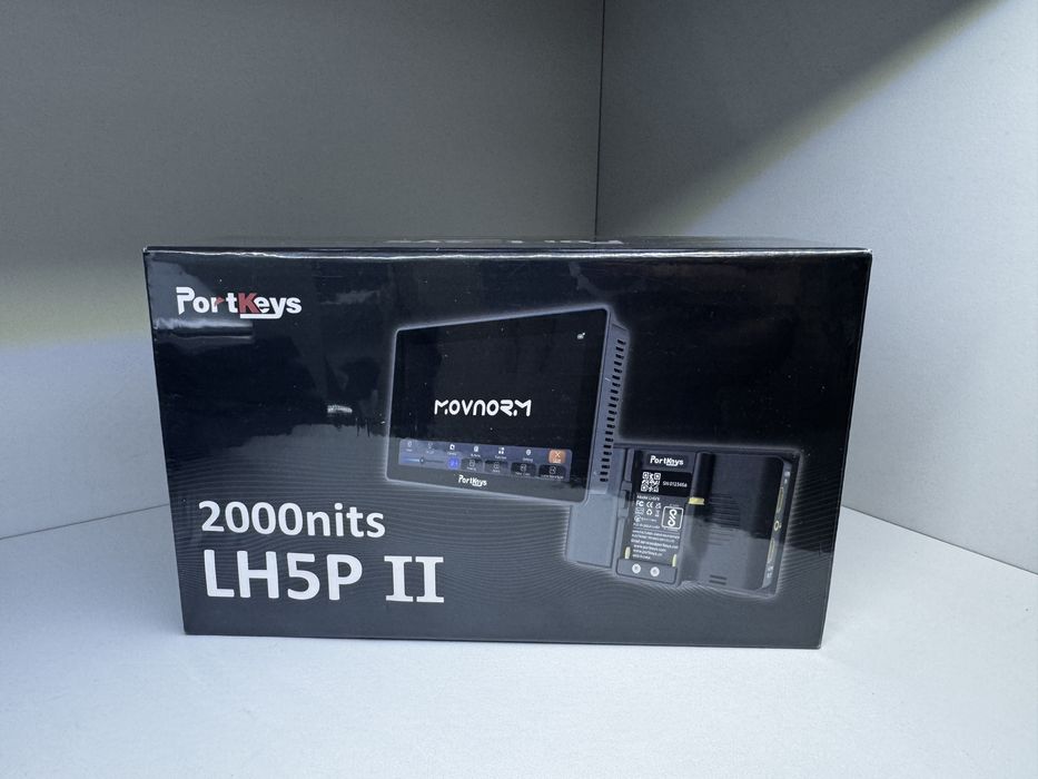 Monitor Cameră, Portkeys LH5P II, 5.5”, 2000nits, 4K, Nou, Sigilat