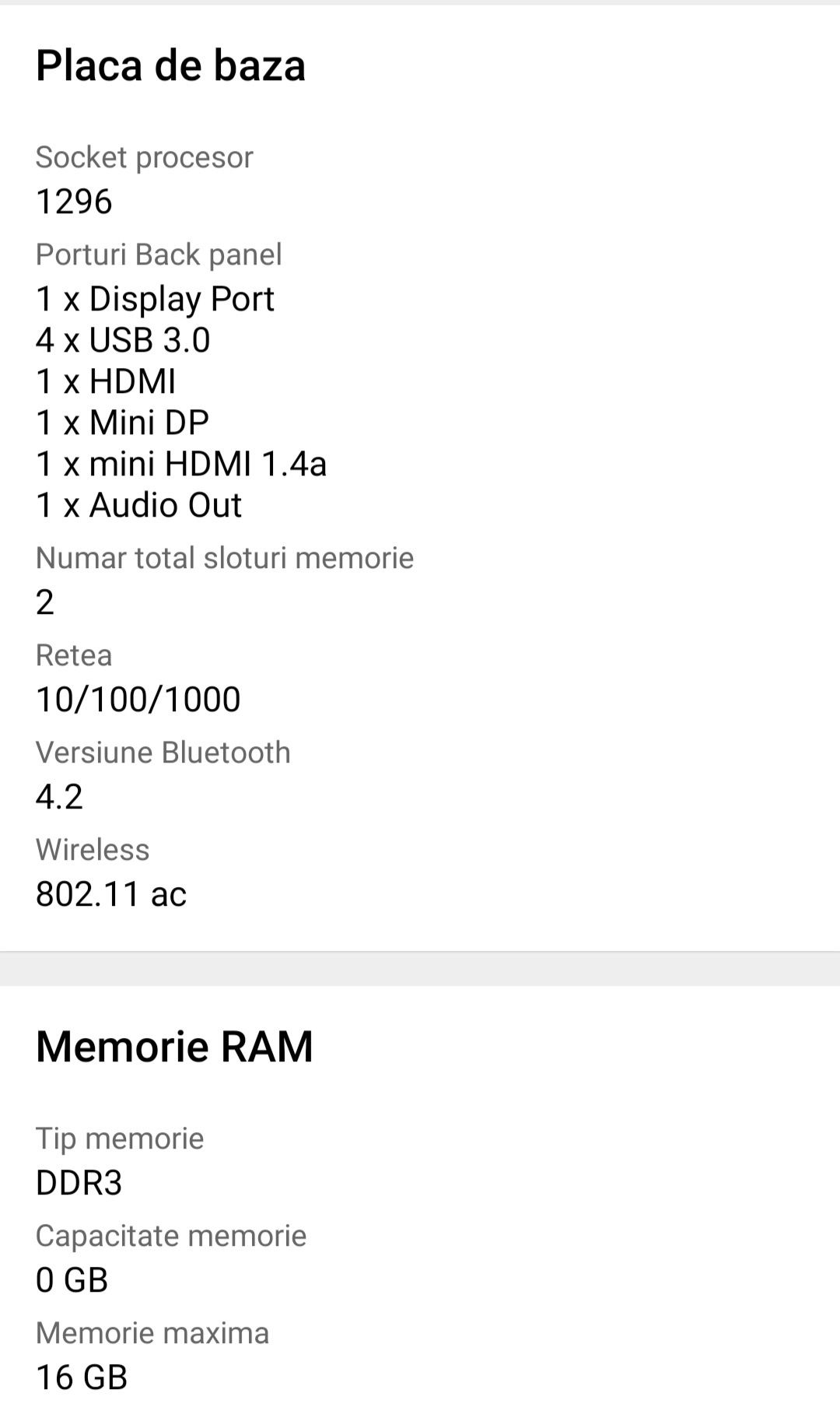 Mini PC Intel (NUC) NUC5I5RYK, Core i5 8GB 256SSD