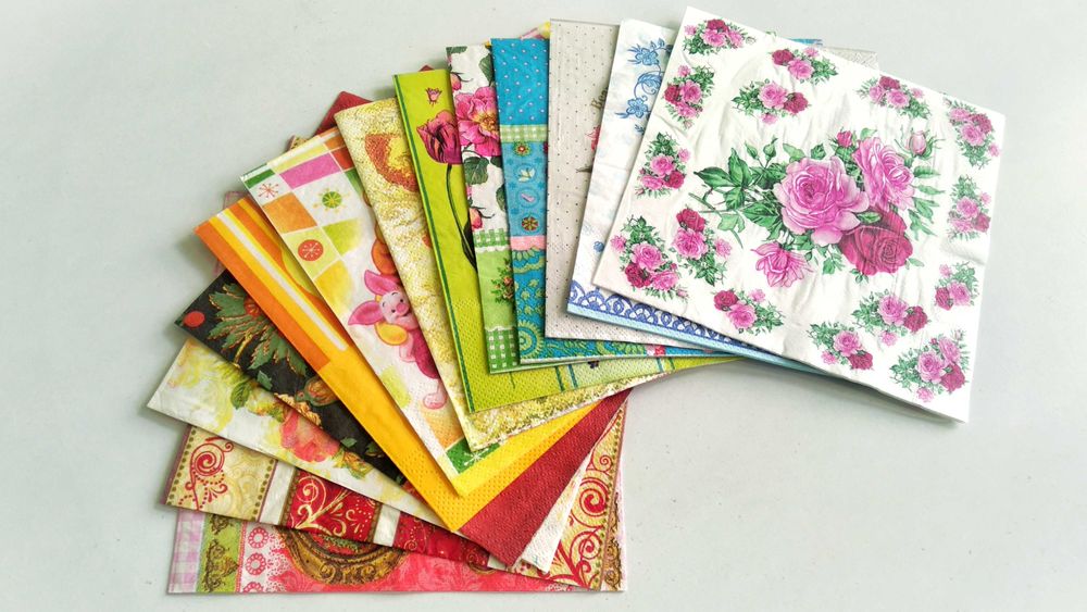 Новогодние салфетки для декупажа