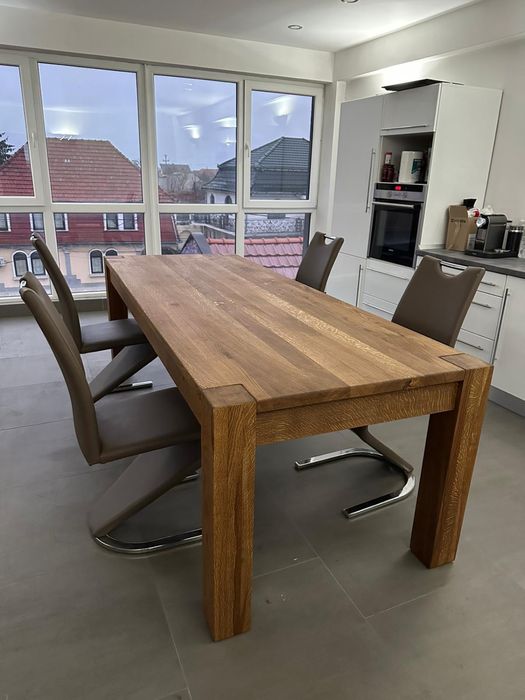 Masa stejar din lemn  nou