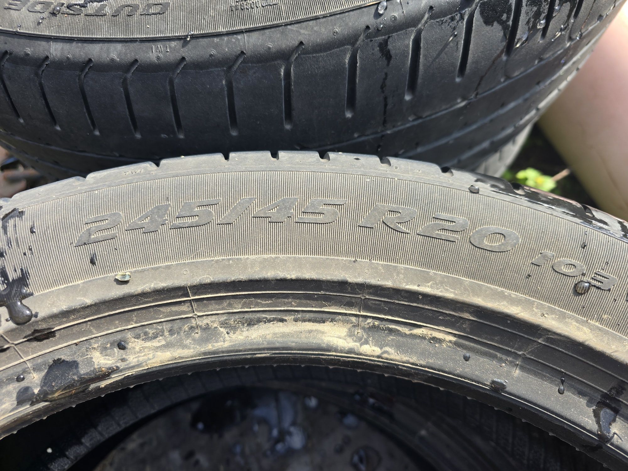 Set 2 anvelope/cauciuc/roti 245/45R20 vara